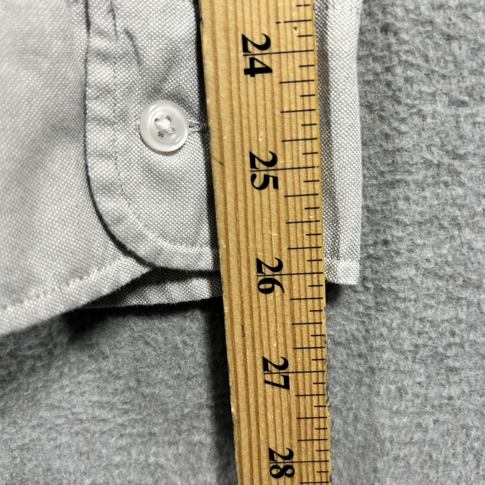 J Crew slim fit flex oxford button down shirt men’s extra large gray long sleeve