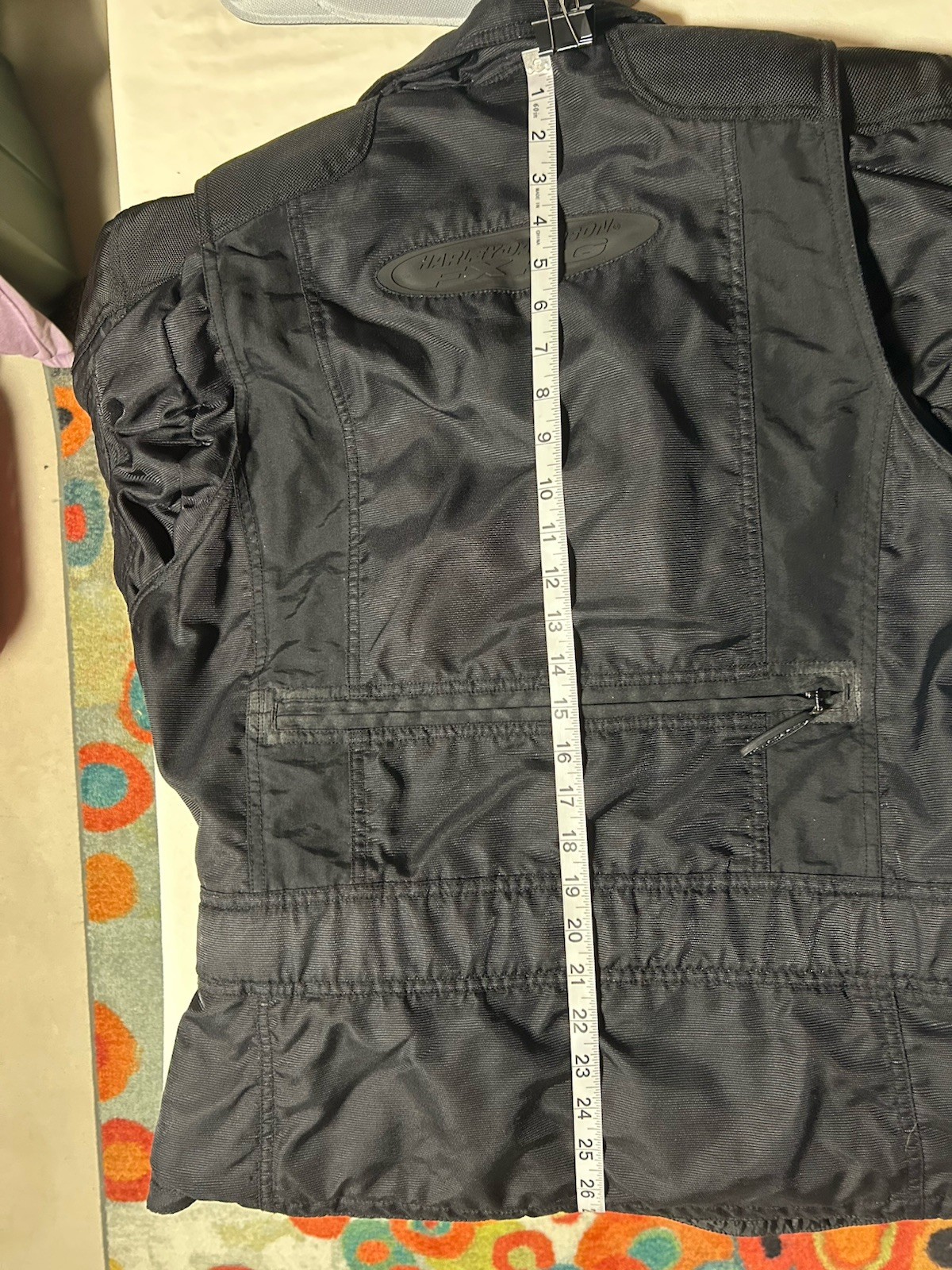 Harley Davidson Size SM Men’s FXRG NYLON 97182-01VM Armored Biker Riding Jacket