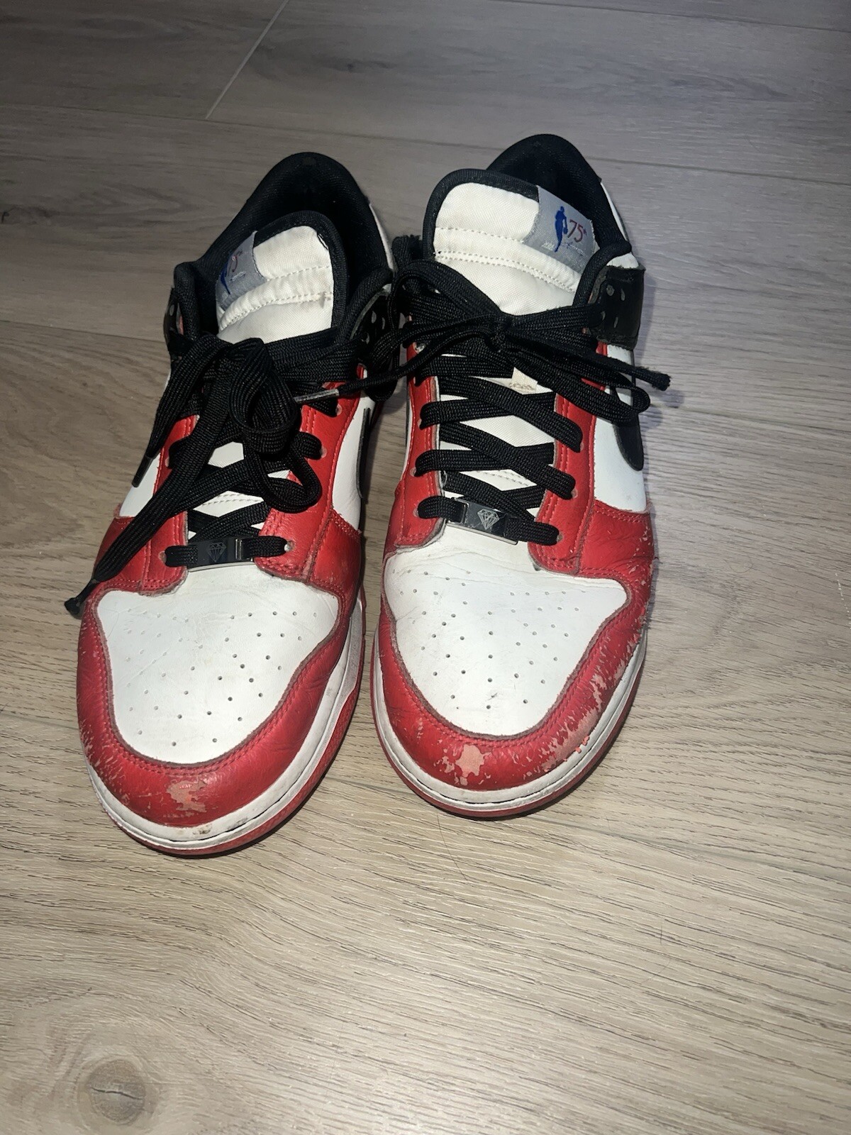 Nike Dunk Low EMB NBA 75th Anniversary Chicago Sneakers Men’s 11