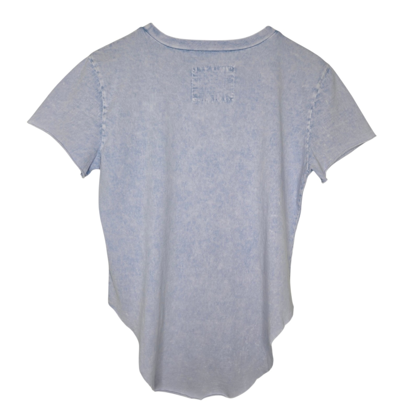 Frank & Eileen Womens Mineral Blue Short Sleeve Perfect Theo Tee Shirt Medium