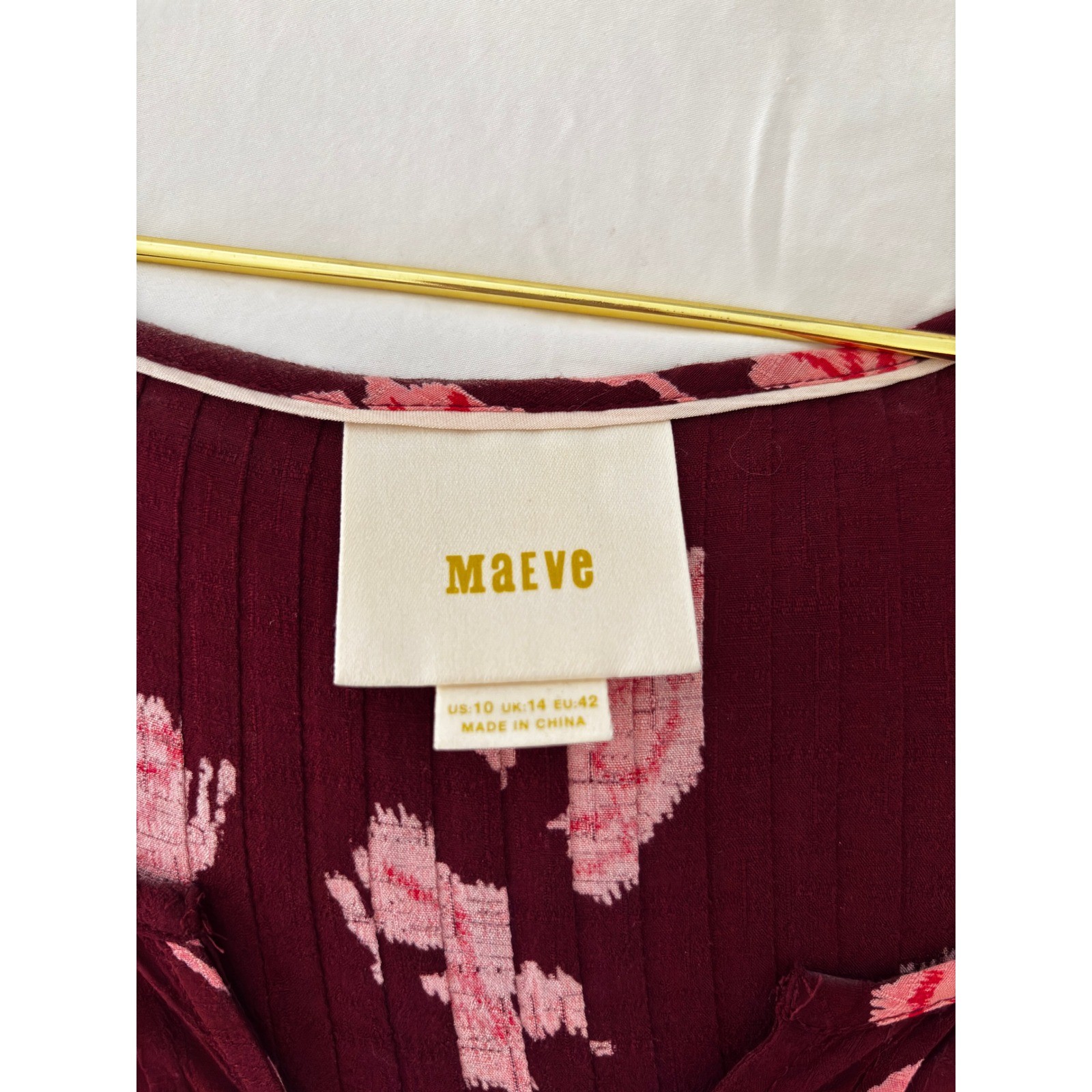Maeve Anthropologie Pleated Button Front Sleeveless Rayon Blouse Top — 10