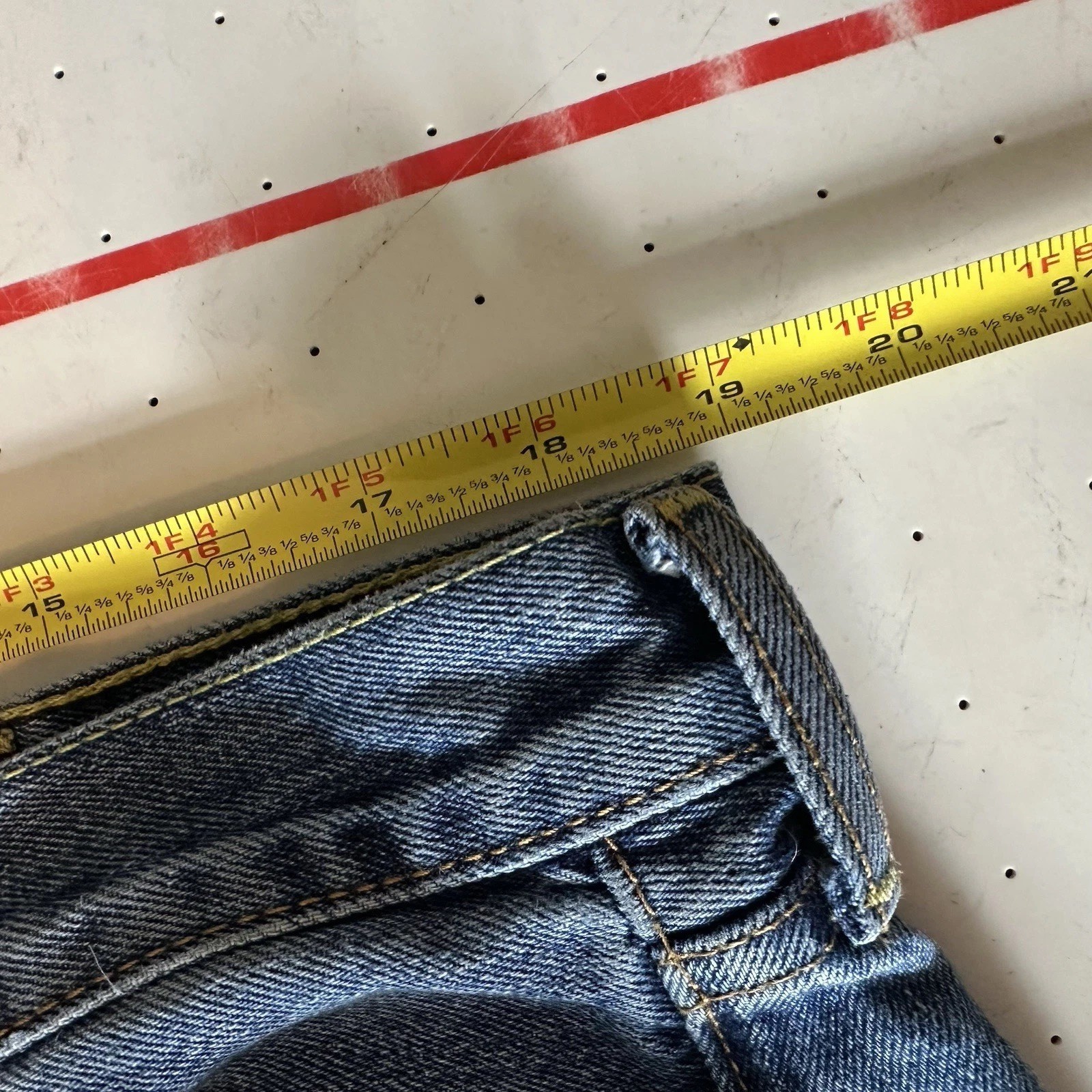 Levi’s 505 Regular Fit Jeans Men’s 38×30 Blue Straight Leg Denim Classic