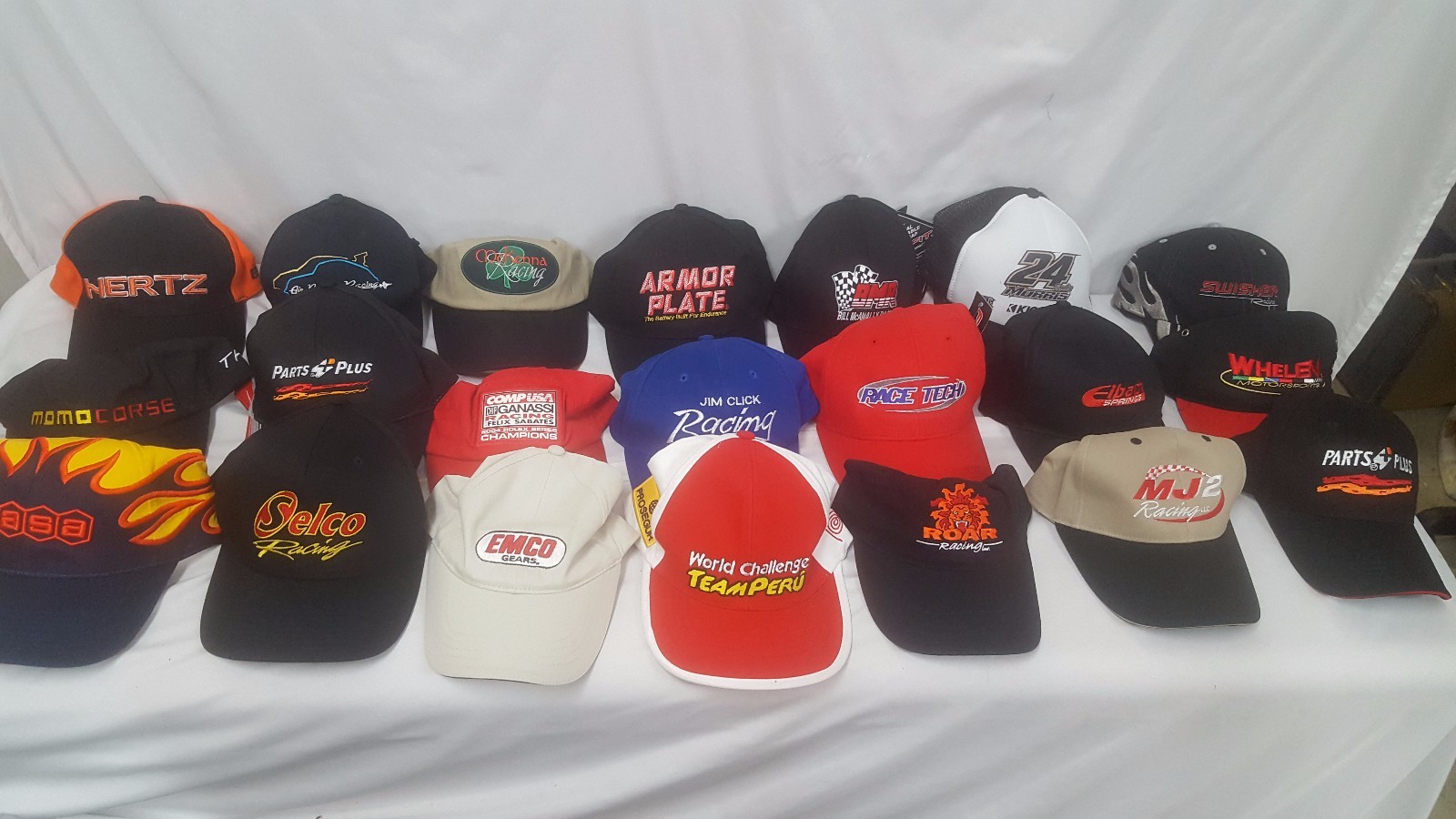 Variation Listing of Racing Hats to Choose From Firelli Hancook Michelin etc Va