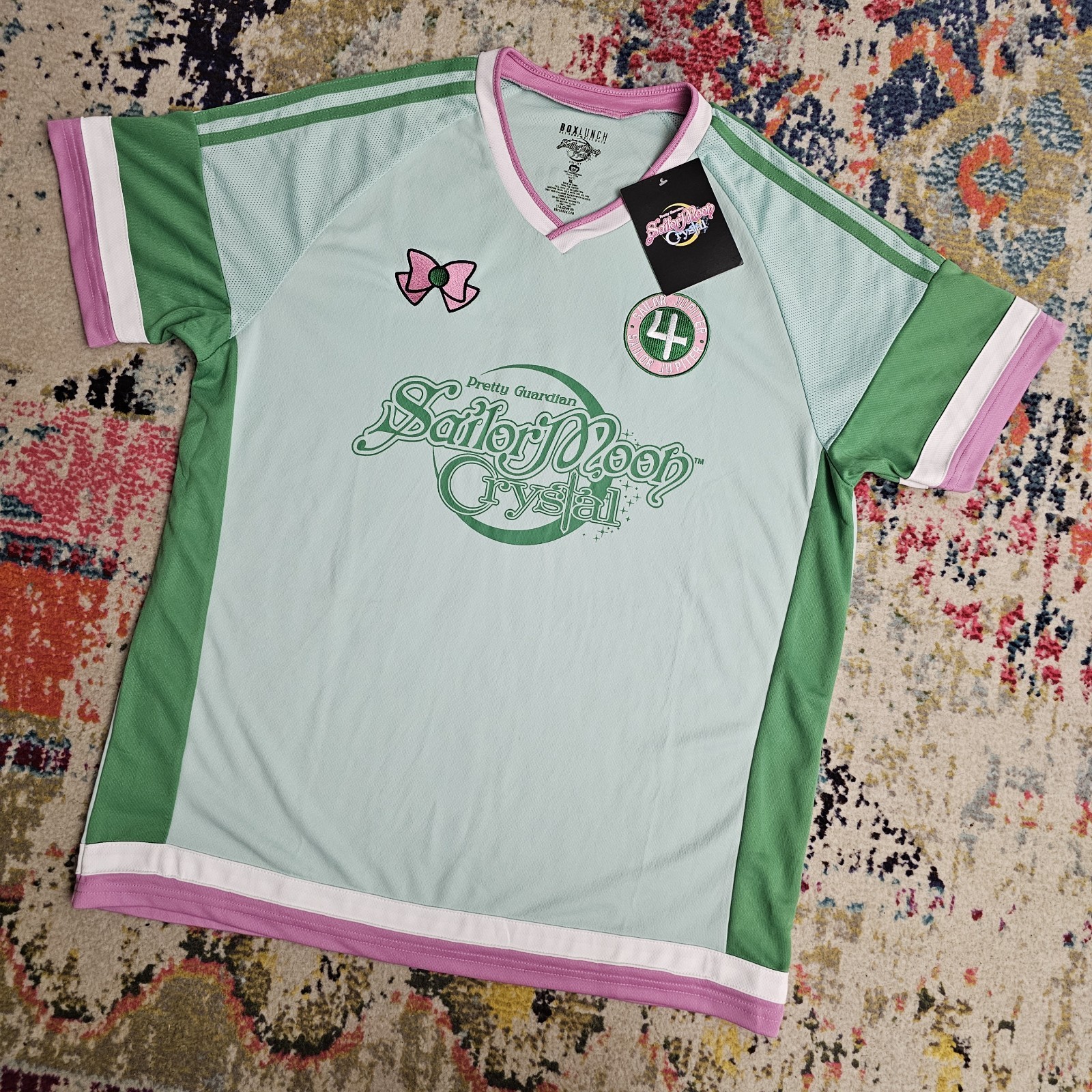 SAILOR MOON CRYSTAL SOCCER JERSEY Mens XL BOX LUNCH EXCLUSIVE JUPITER