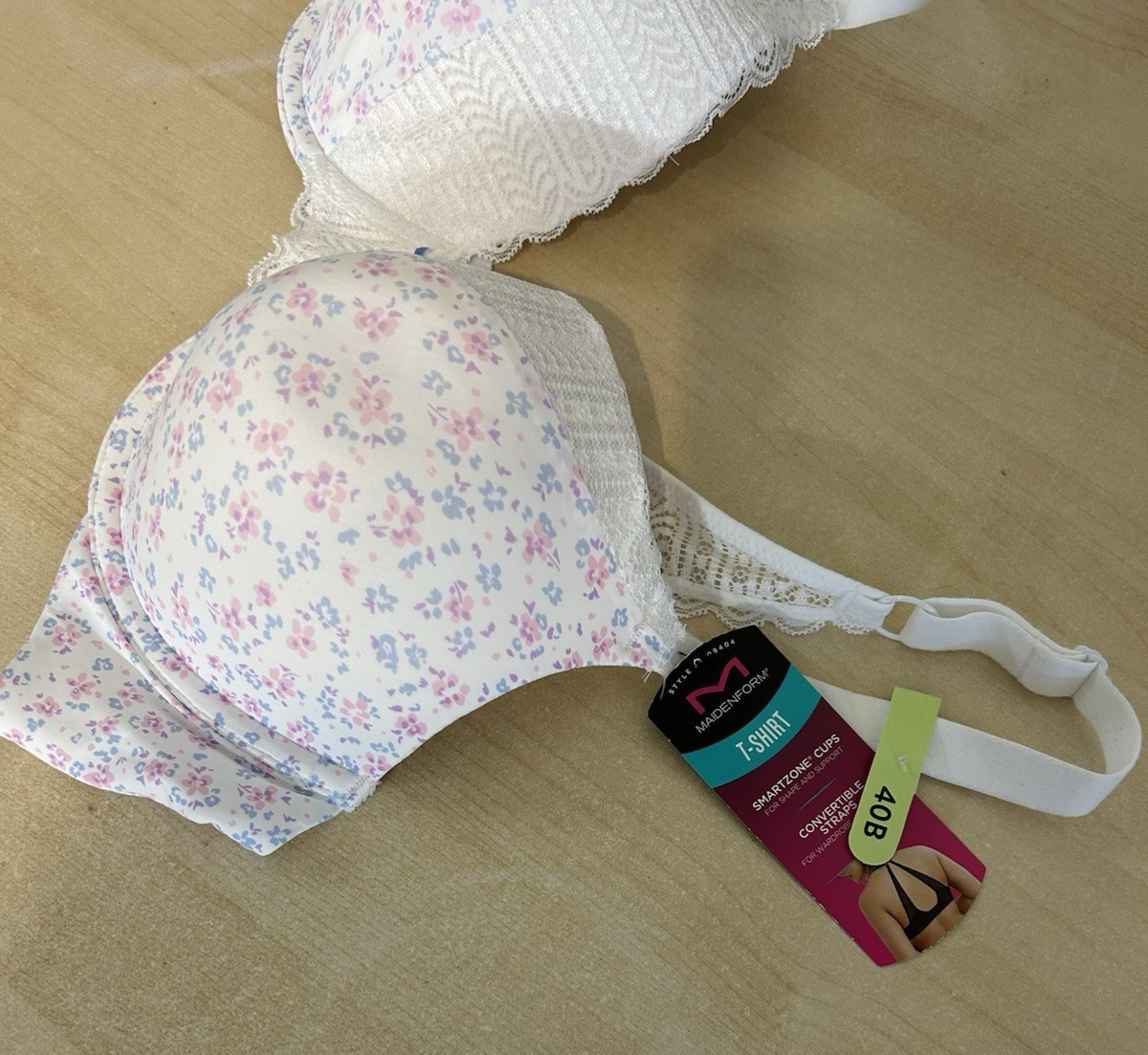 Maidenform T-Shirt Bra, Comfort Devotion Underwire Bra, Full Coverage Bras 40Bo