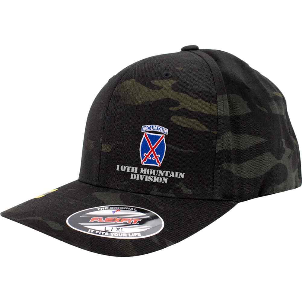 Army 10th Mountain Division Full Color Flexfit Hat
