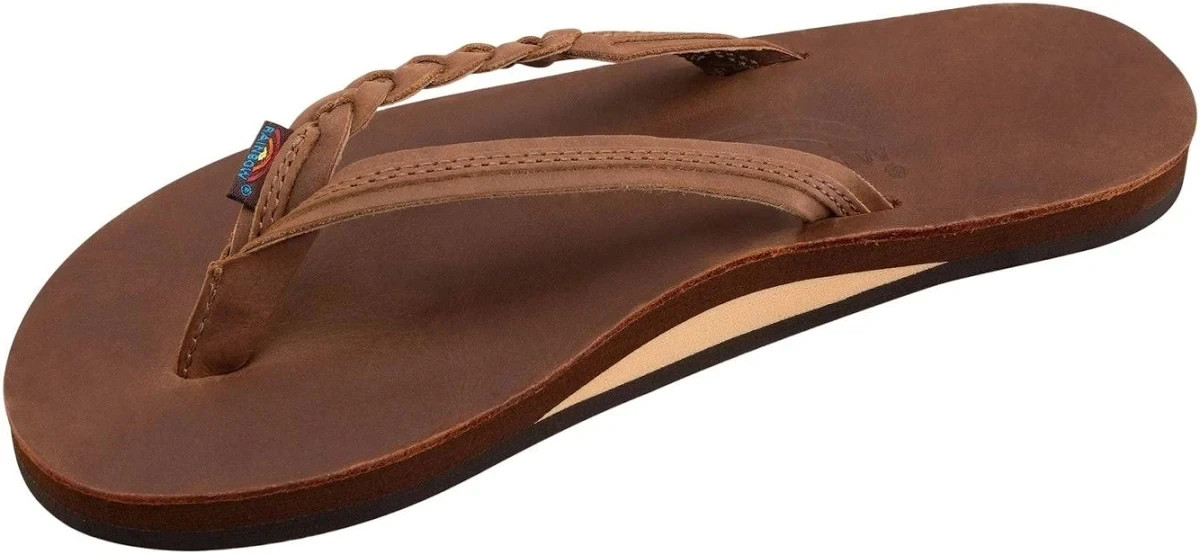 Women’s Rainbow Sandals Flirty Braidy in Redwood 301ALTSB (c)