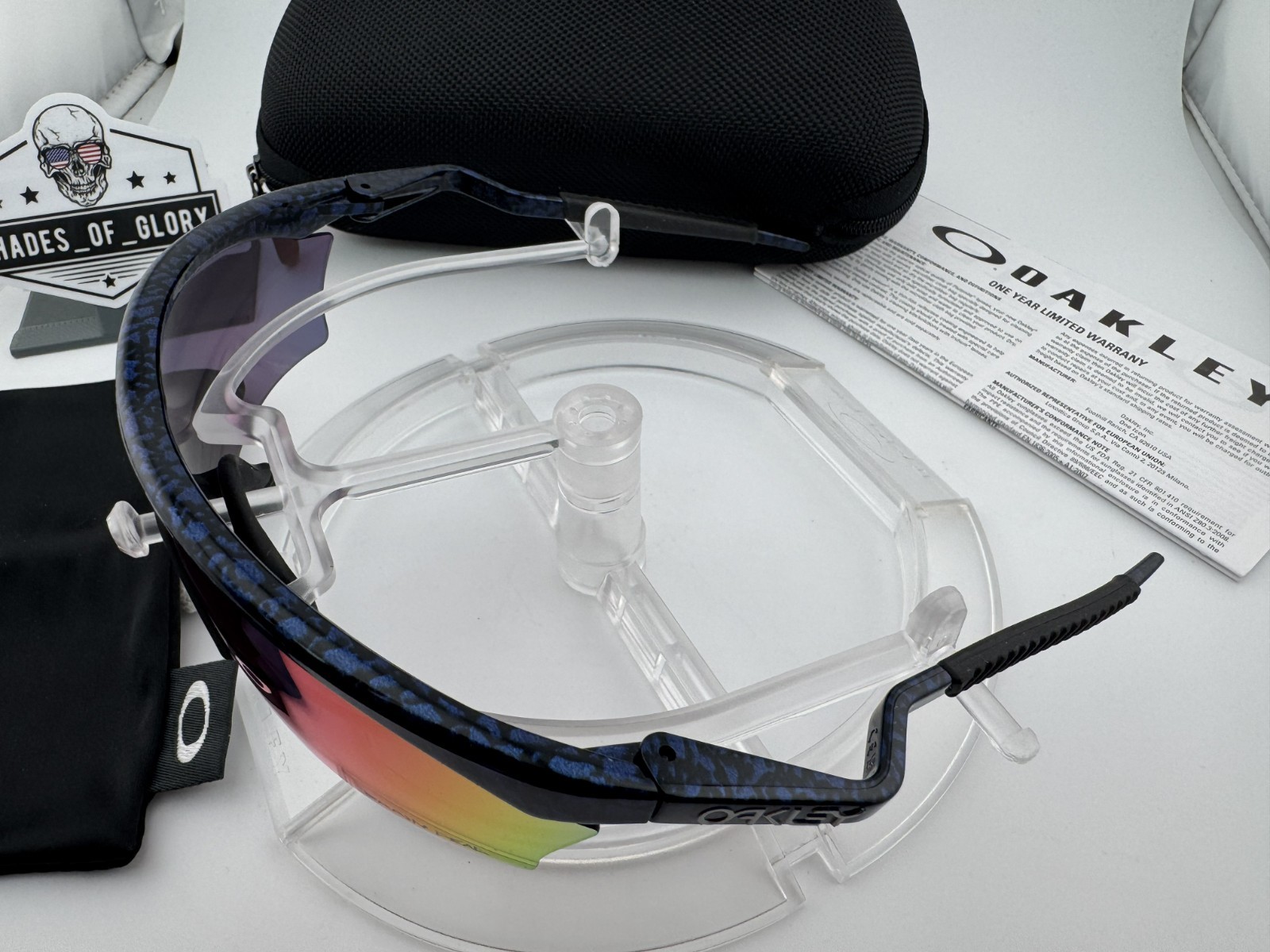 OAKLEY MUMBO BRAIN DEAD M FRAME PLANET X PRIZM ROAD HYBRID SUNGLASSES OO9435-07