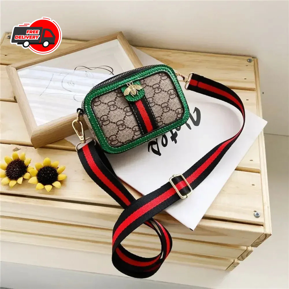 New Fashion Cute Mini Children’s Crossbody Bags Waterproof PU Shoulder Bag Baby