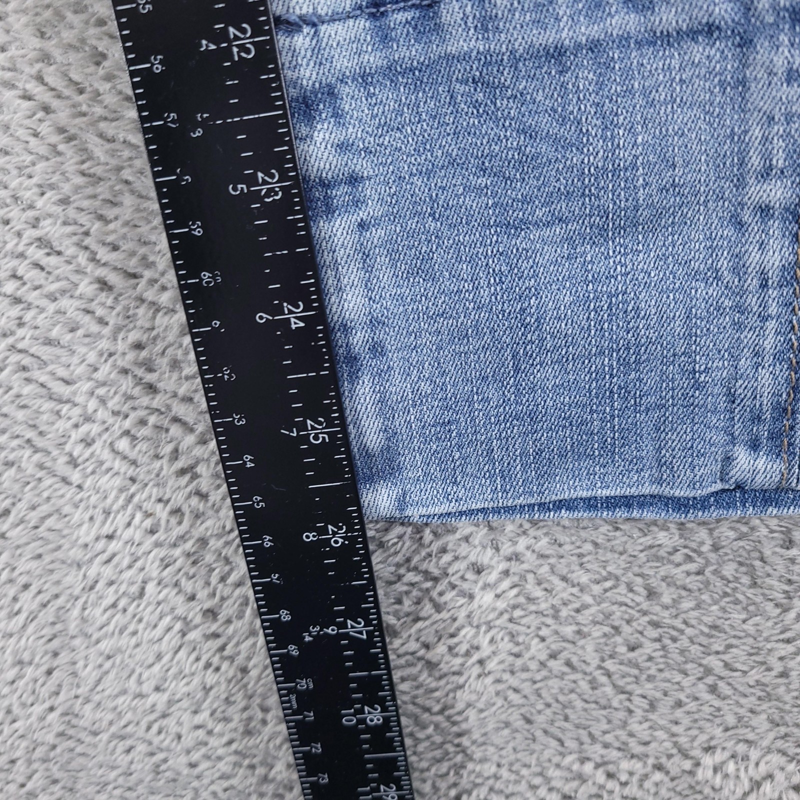 Democracy Jeans Womens 2 Blue High Rise Straight Ab Solution Stretch