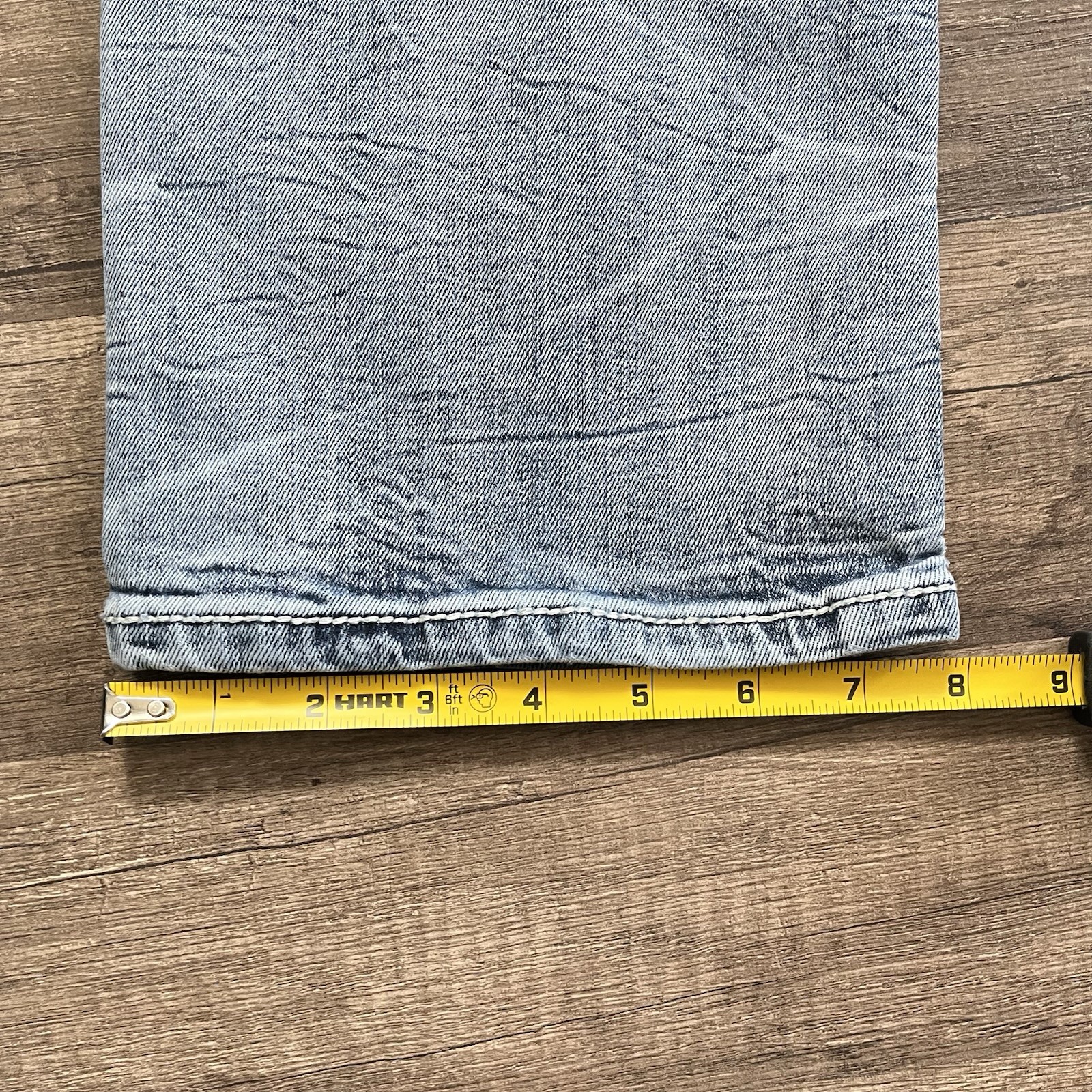 Rock Revival Mens “Wesley” Straight Mens 33×32 (32×32) Light Blue Denim 🔥