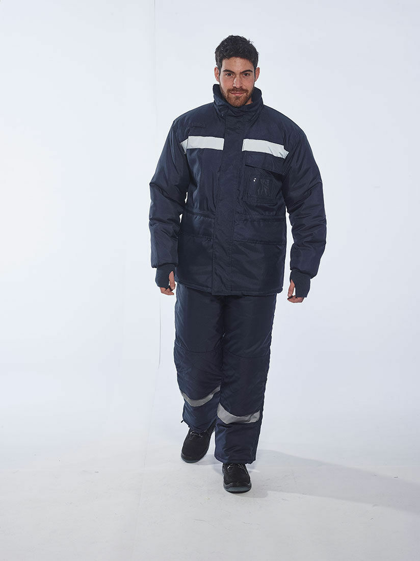 Portwest CS10 ColdStore Quilt Lined Polyester Reflective Hooded Safety Jacket