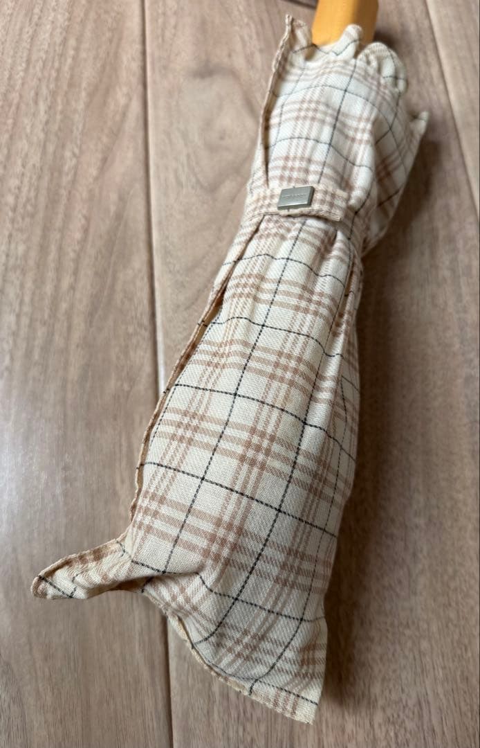 Burberry Nova Check Folding Umbrella Beige Diameter 50 cm / 19.7 in