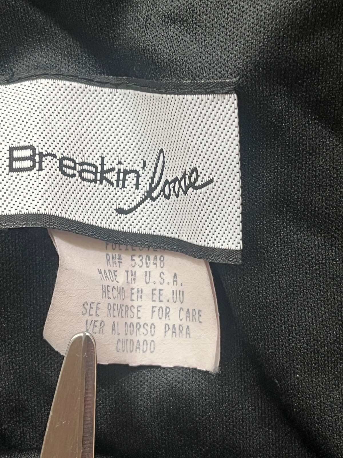 Breakin Loose Y2K Black Evening Cocktail Dress Womens 9/10 Whimisgoth
