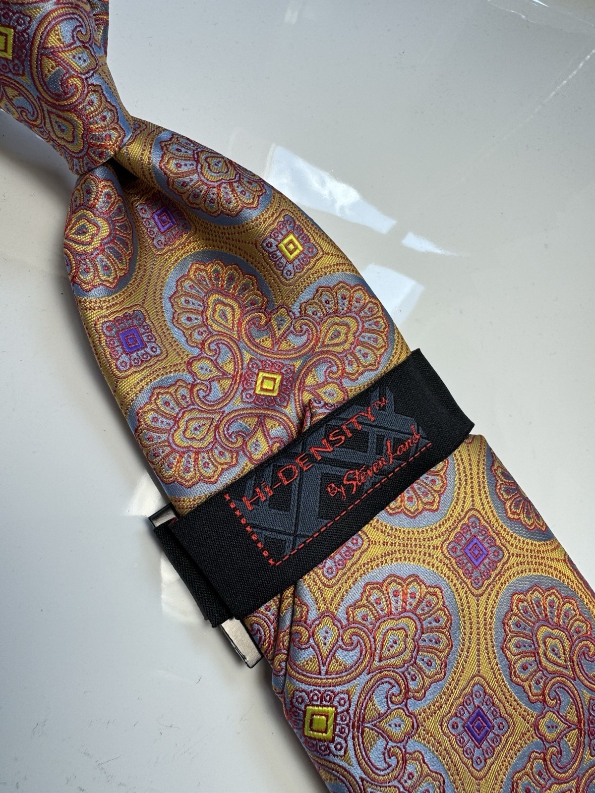 NWT Geometric Neck Tie & Hanky Steven Land – NEW Collection Hi-DENSITY