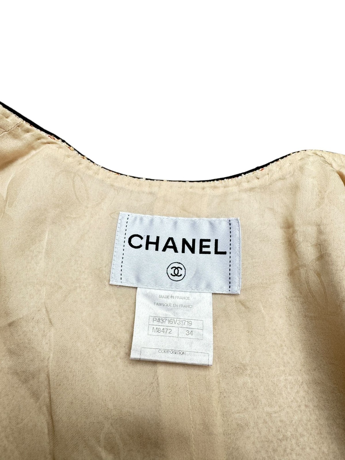 Chanel Spring 2012 Pale Pink Tweed Jacket Size 34 / XS