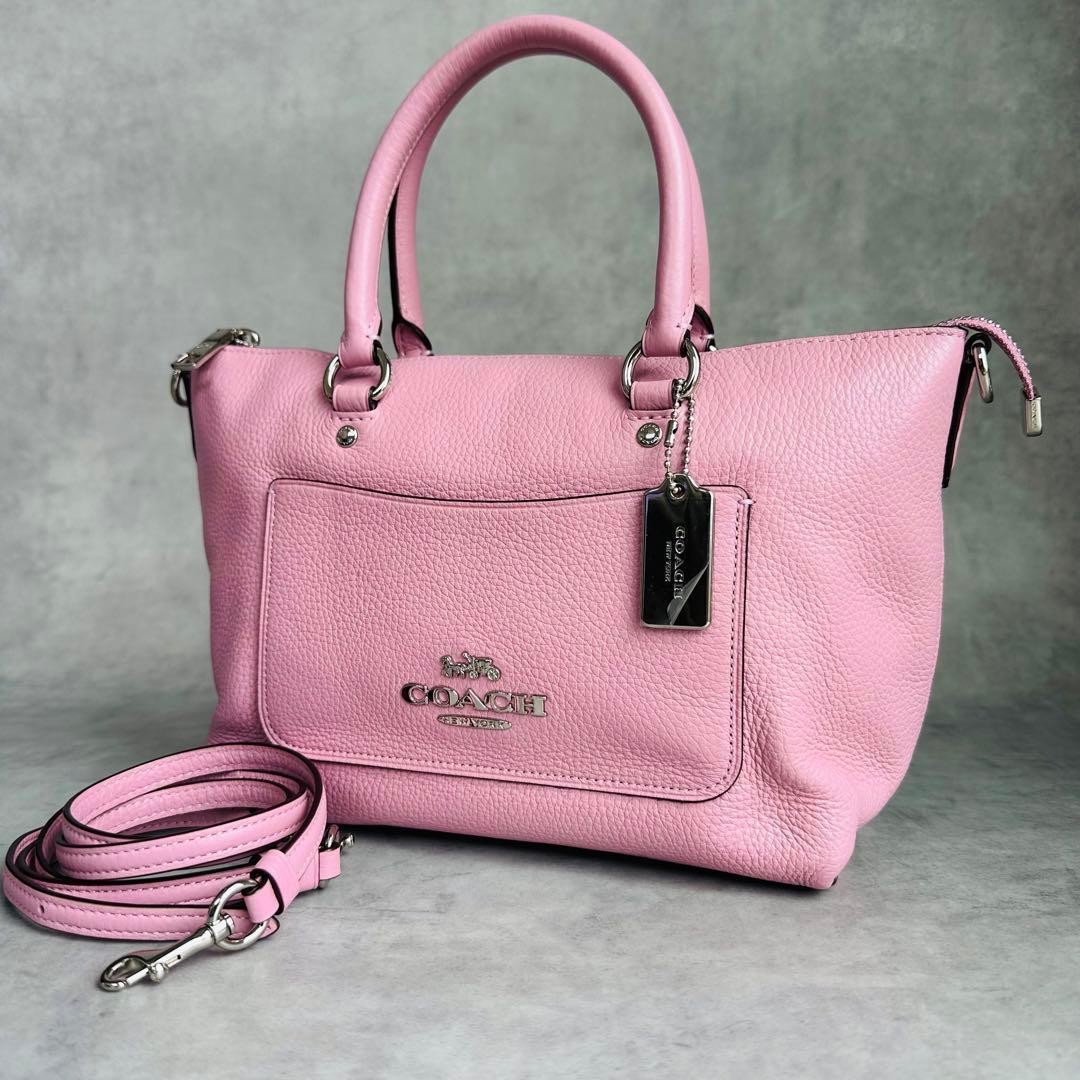 COACH Mini Emma Satchel Bag 2way Bag