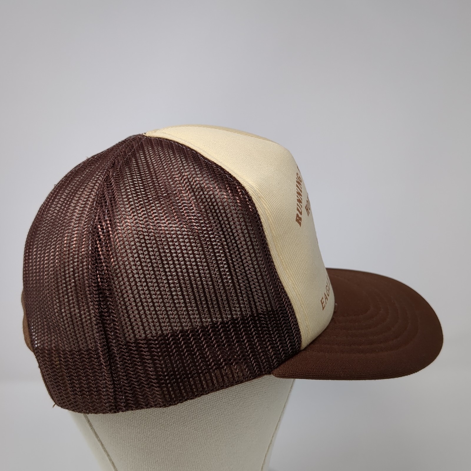 Running Wc Quarter Horse Ranch Snapback Trucker Hat Brown One Size Kap.II