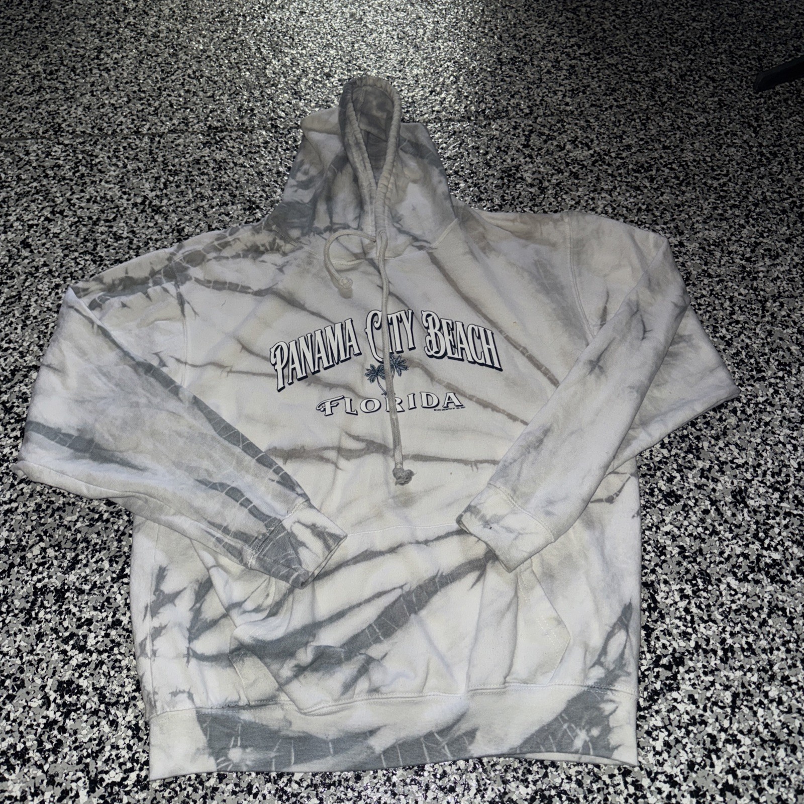 U.S Apparel Hoodie Women’s M Panama City Beach Florida Multicolored Tie Dye (1)