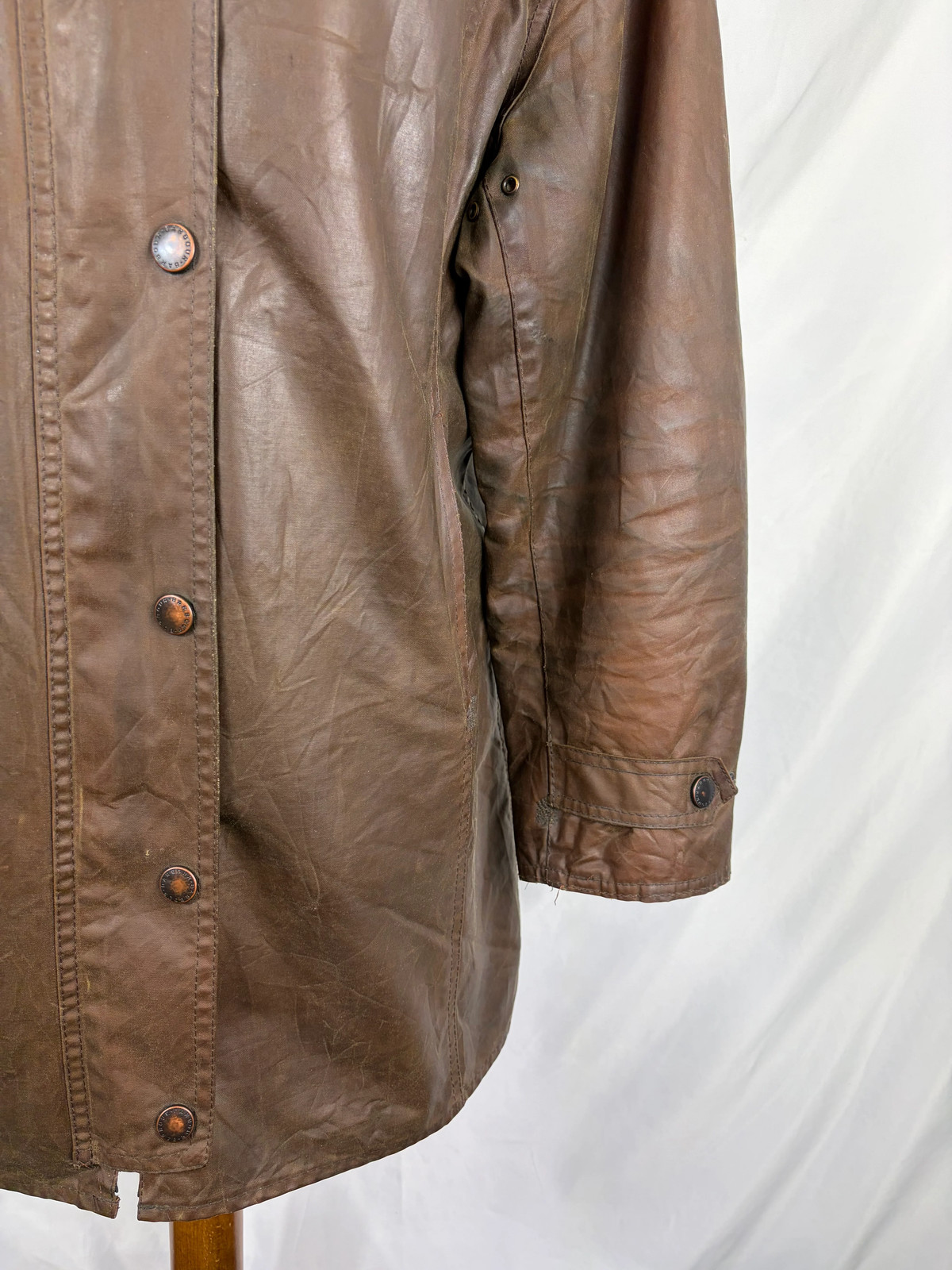 Barbour Newmarket Womens Brown Jacket UK14 Size 44 Lady Wax Brown Newmarket j…