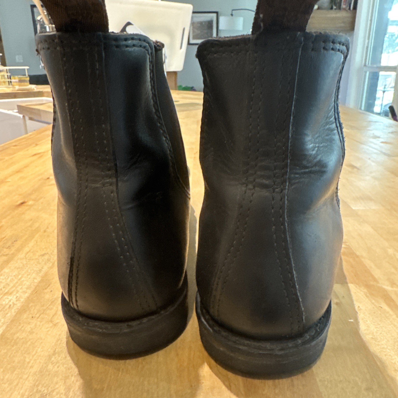 Red Wing 11D 3194 Classic Chelsea Boots Black Made in USA