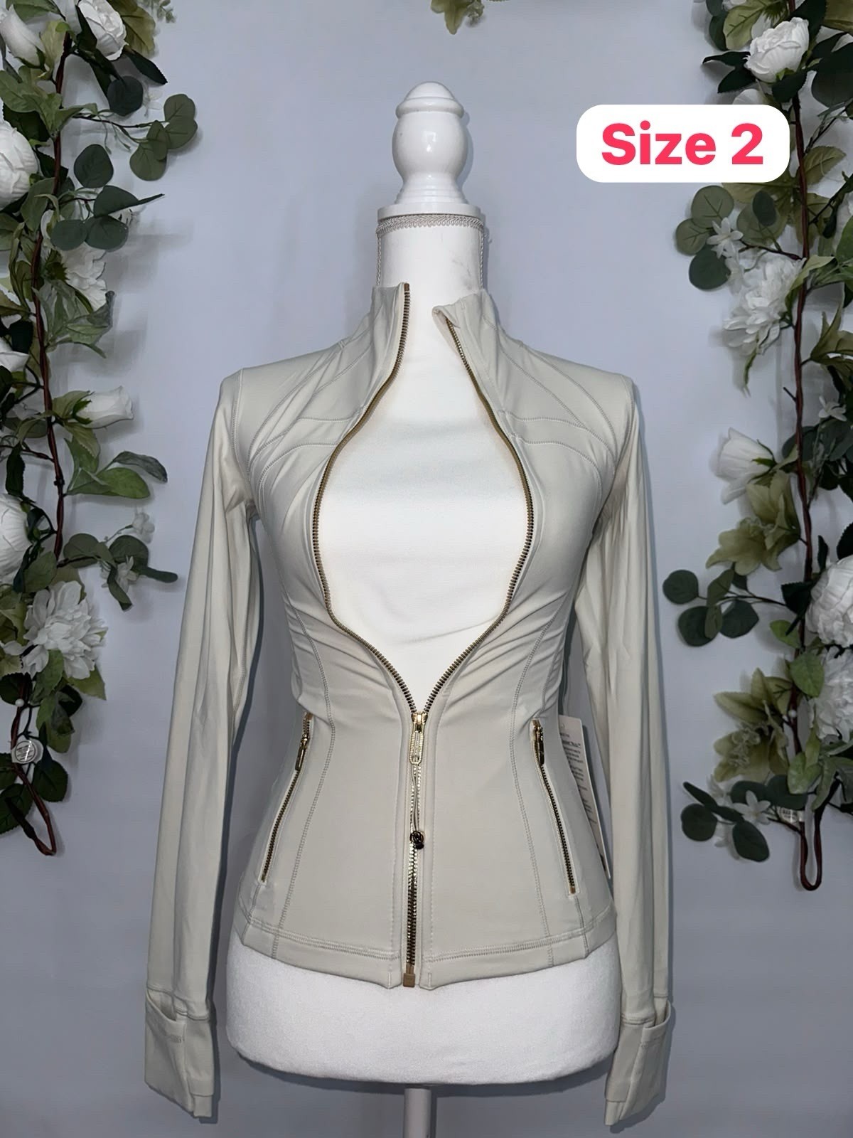 Lululemon Define Jacket White Bone