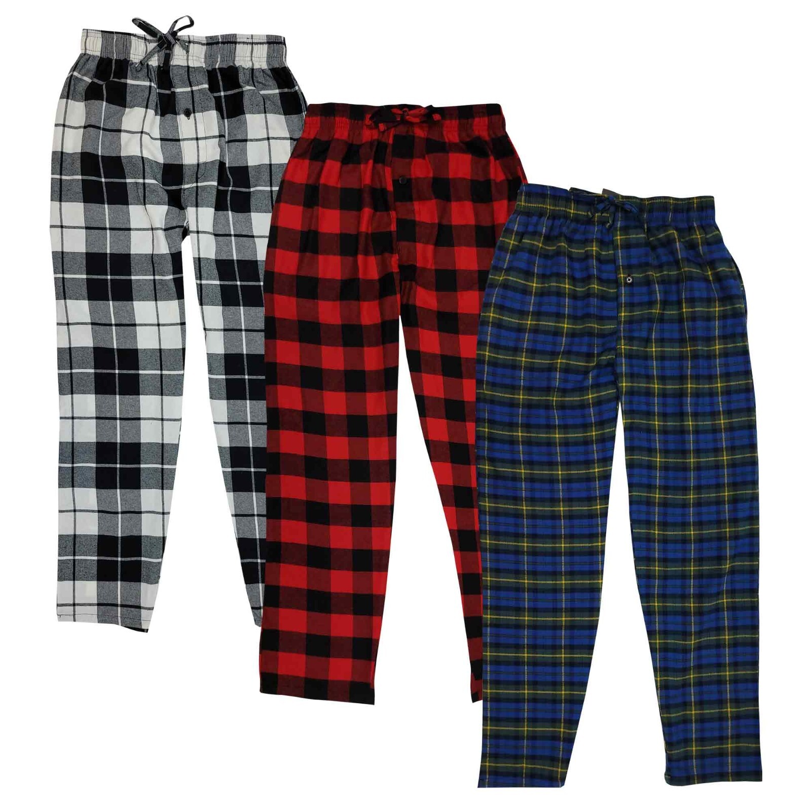 Different Touch Big Tall Men’s Pajama Lounge 100% Cotton Pants Bottoms Sleepwear