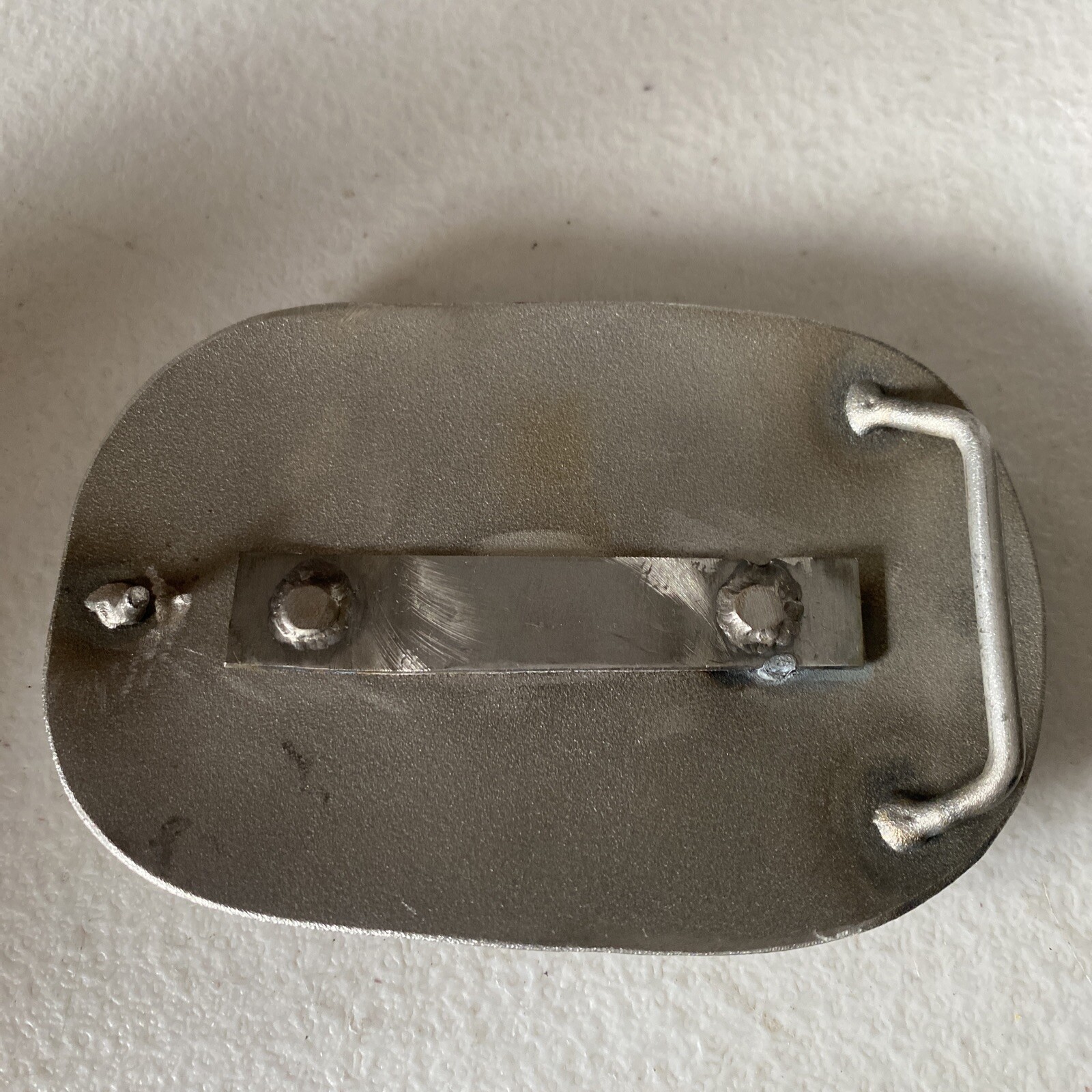 ROADHAWK SILVERPLATED GRIP BELT BUCKLE (OH8)