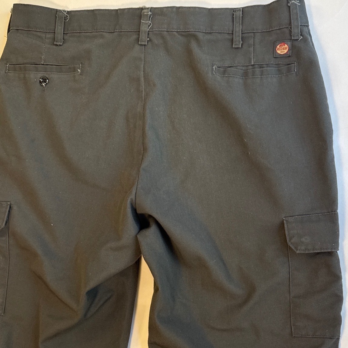 2 PACK – Red Kap Mens Charcoal Grey Industrial Cargo Work Pants PT88CH 40×34