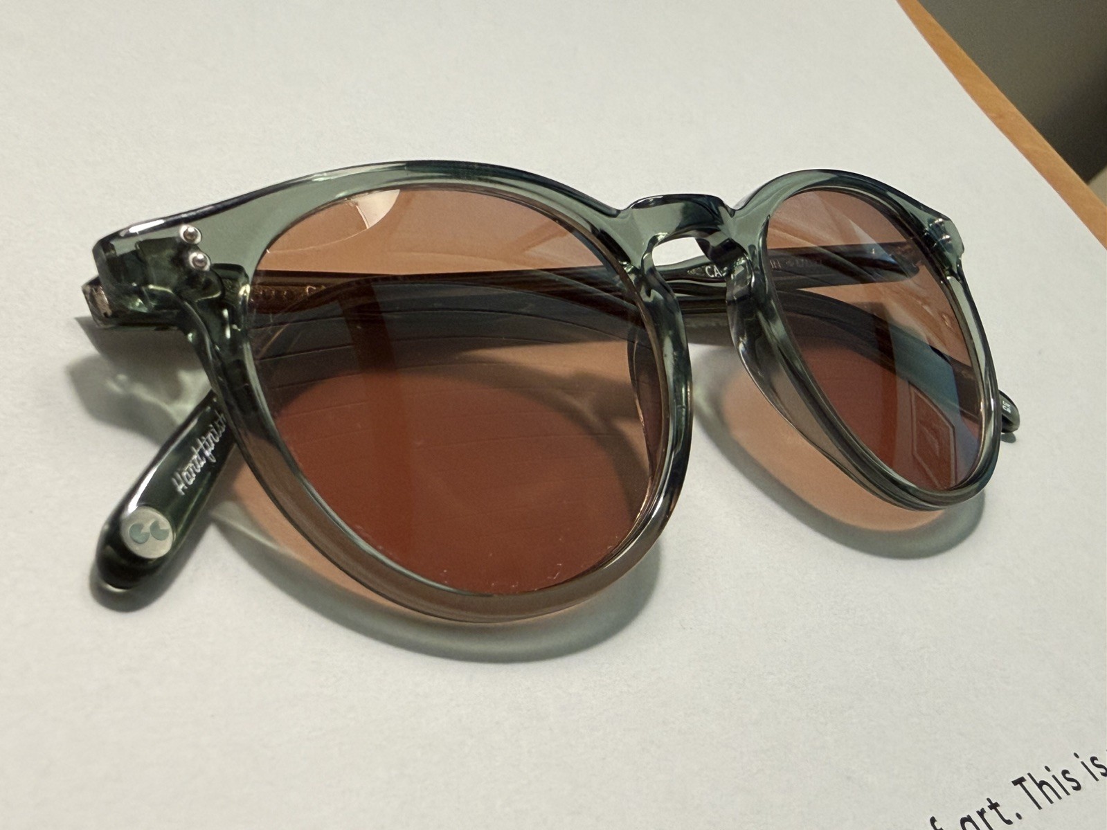 Garrett Leight GLCO Unisex Sunglasses Carlton Juniper Color 47