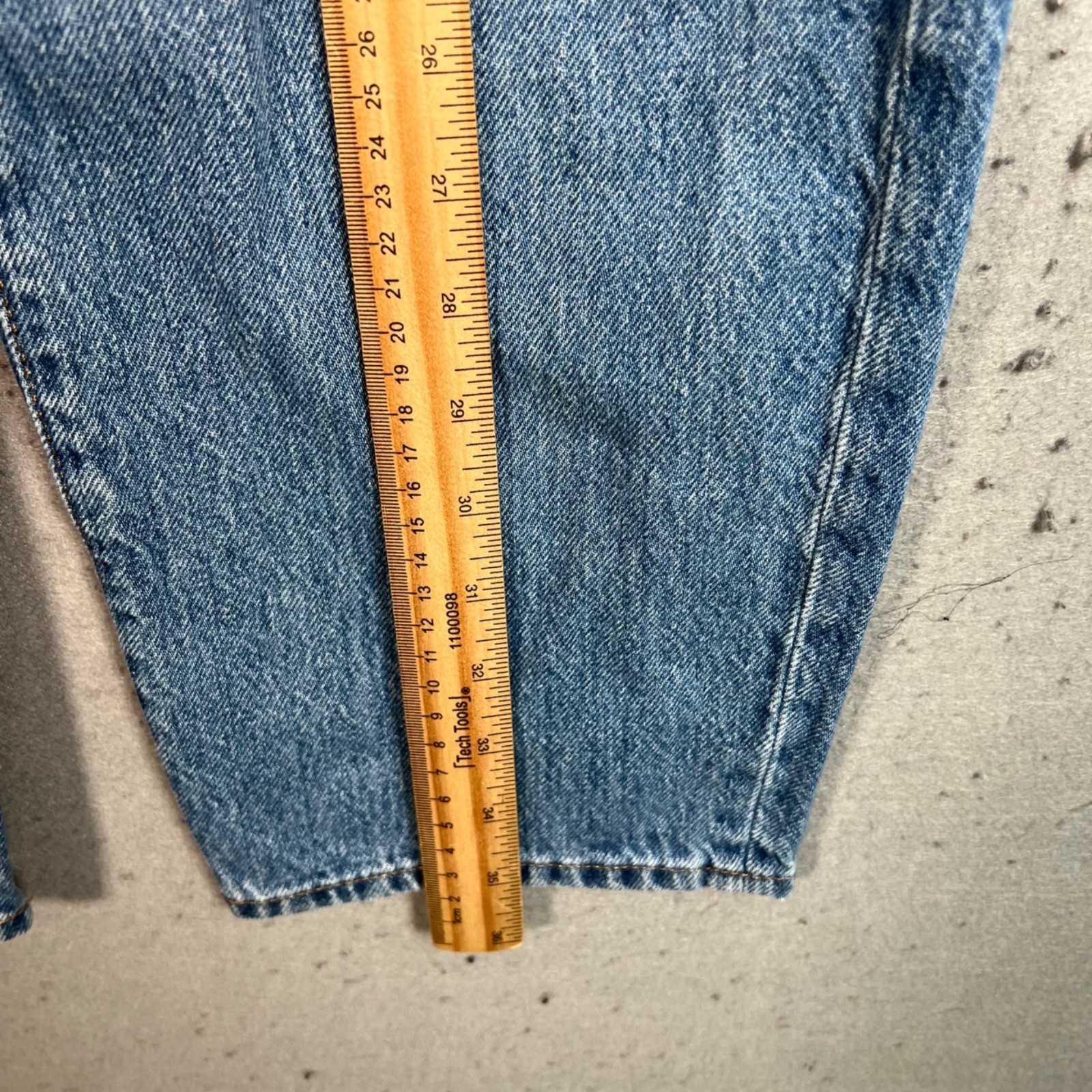Madewell Womens Size 25P The Slouchy Boyjean Light Wash Denim Blue Jeans