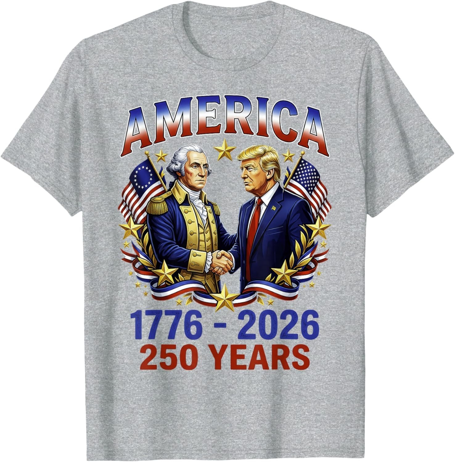 America 250 Trump Washington T-Shirt