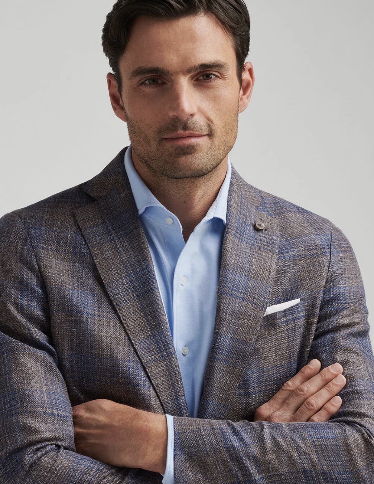 NWT Peter Millar Crown Crafted Dawson Plaid Blazer Jacket Sport Coat 44 R $1295