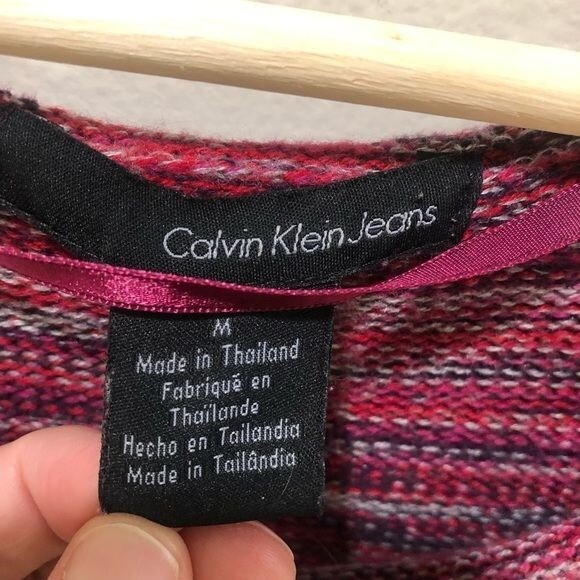 Calvin Klein Jeans Knit Mauve Sweater Medium
