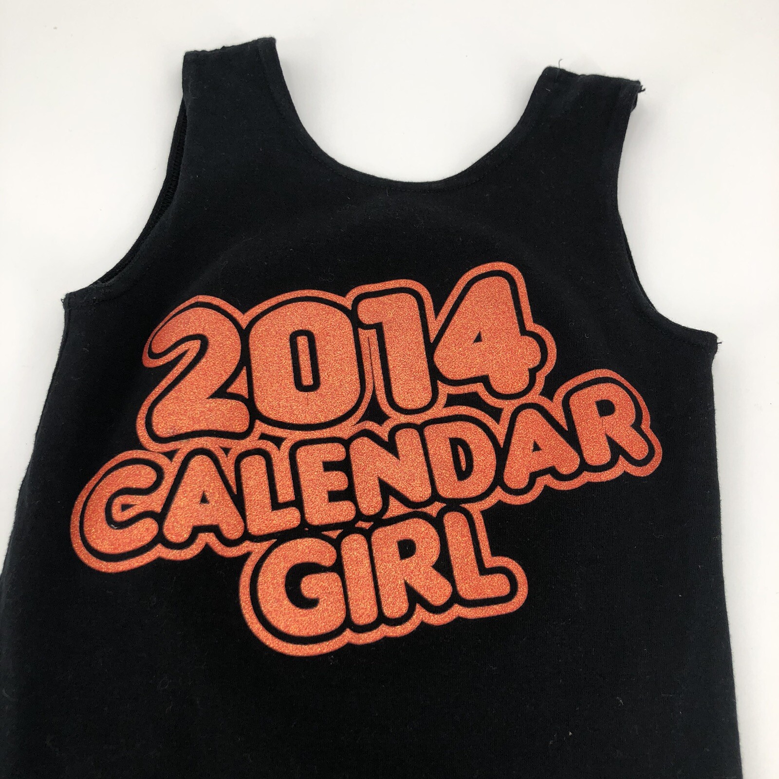 Rare 2014 Hooters Calendar Girl XSmall Black Tank Top Uniform Halloween Costume