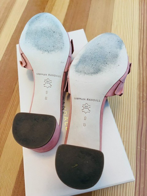 Loeffler Randall Neutral Suede Slides – Sz9 – EUC!