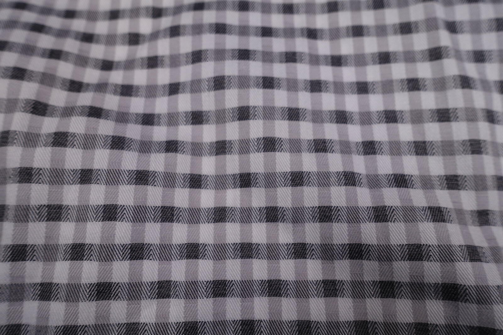 ALFANI White Black Gray Mini Check Long Sleeve Front Button Shirt NEW Large Lg L