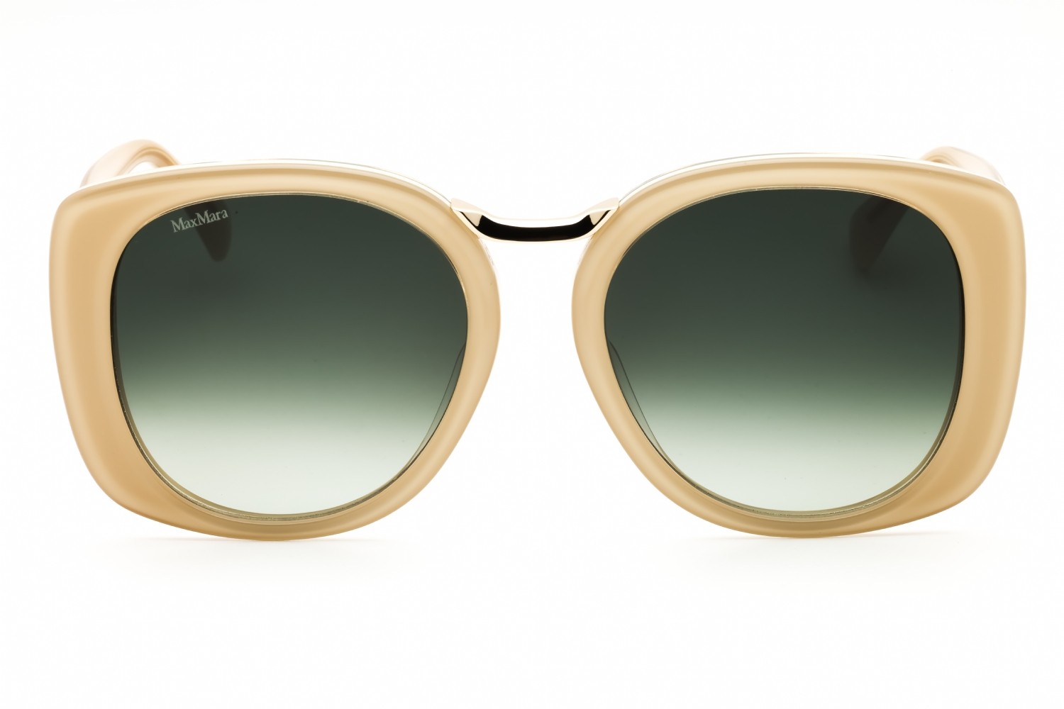 MAX MARA MM092-25P-55 Sunglasses Frame Size 55mm 140mm 18mm IVORY Women