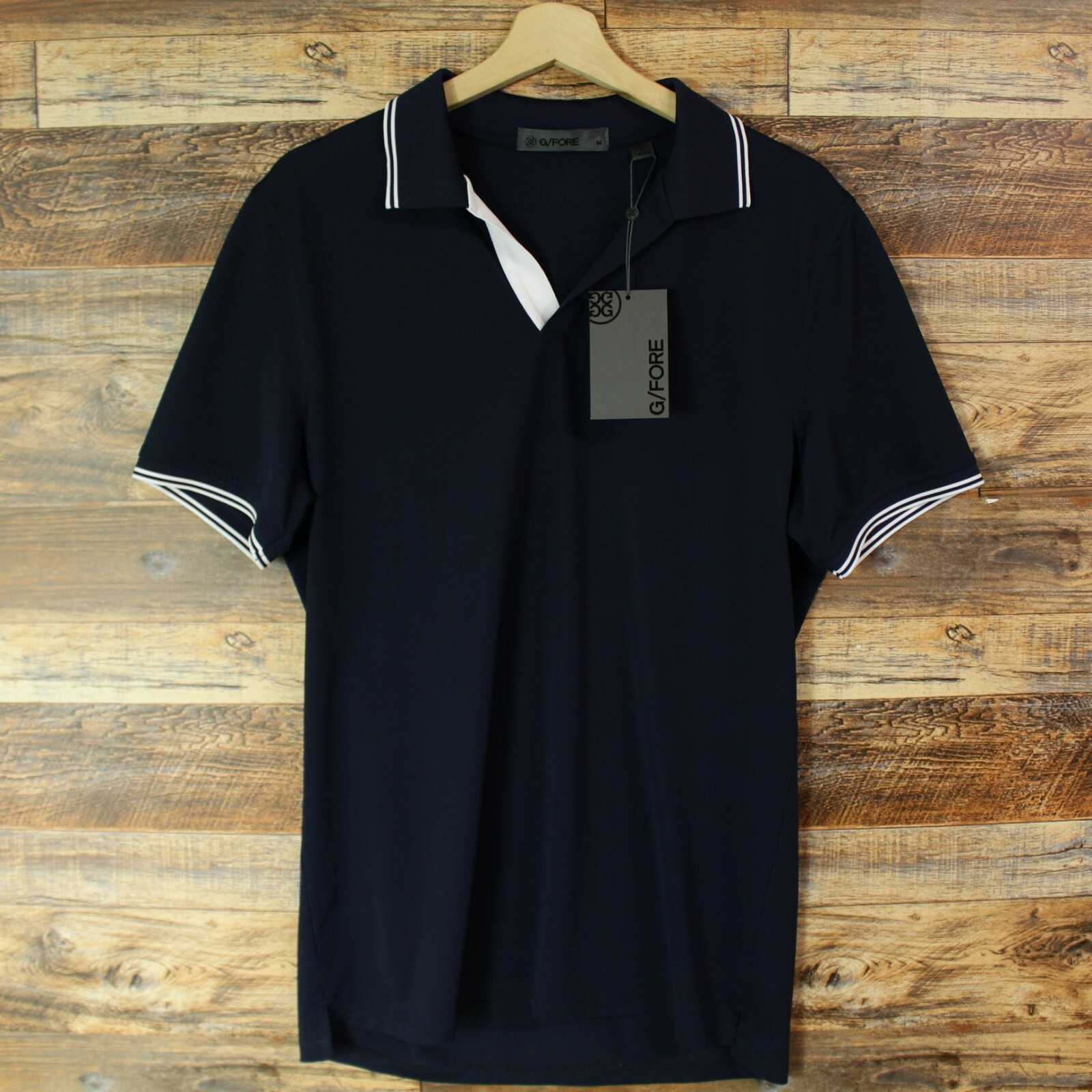 G/Fore Golf Polo Shirt Size M New Womens Golf Top Short Sleeve Stretch