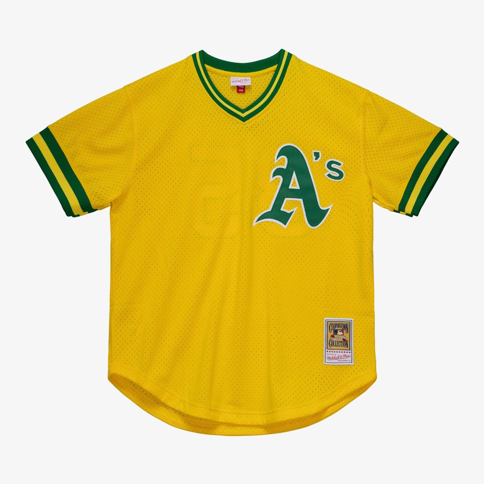 MENS MITCHELL & NESS MLB AUTHENTIC BP JERSEY – ATHLETICS 1984 RICKEY HENDERSON