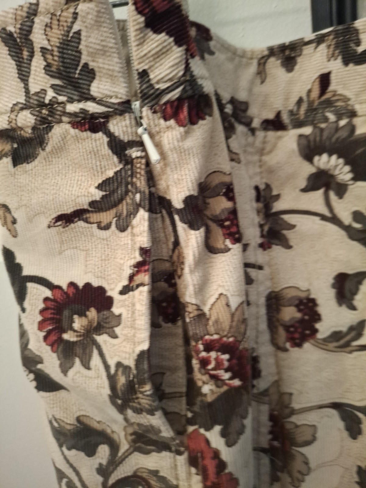 Eddie Bauer Skirt Midi Women’s 100% Cotton Baumwolle Boho Floral Size 18 Tall