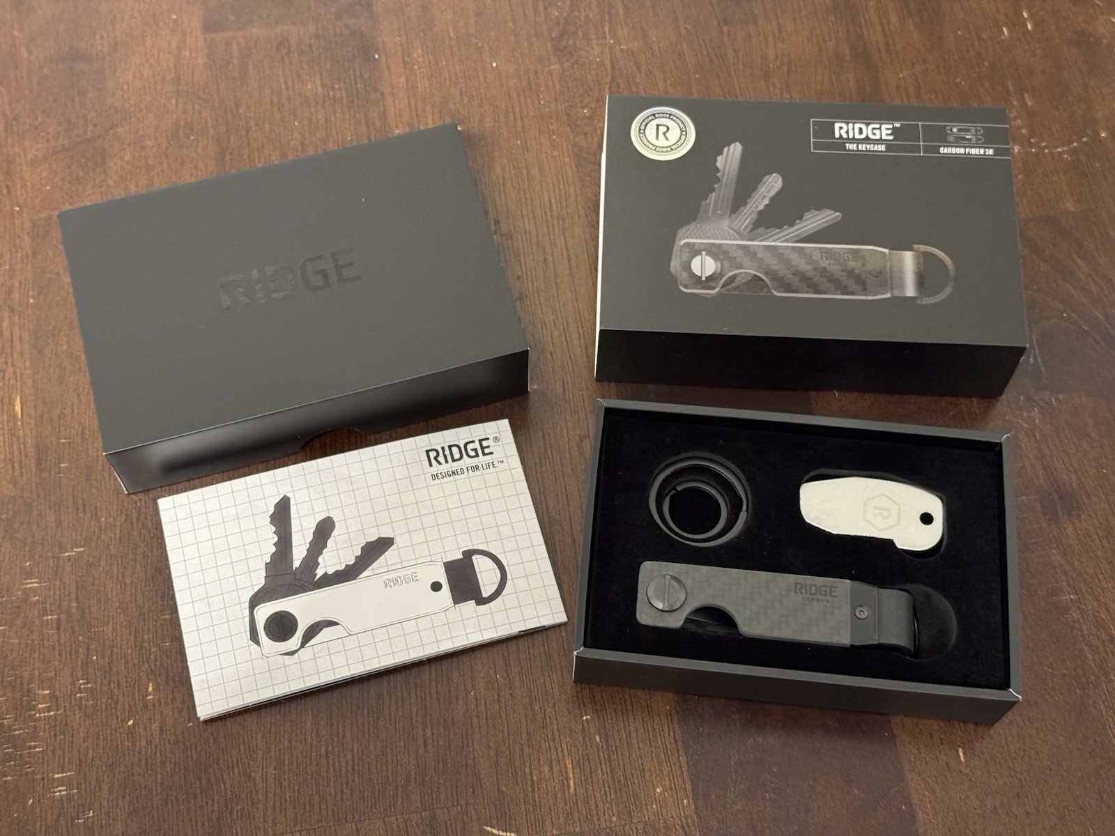 Ridge Keycase Carbon Fiber 3K New In Box