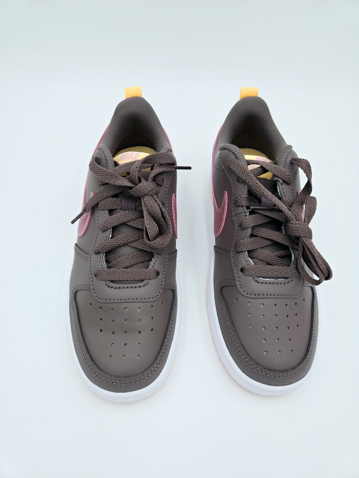 NIKE COURT BOROUGH LOW 2 GS Violet/Pink Kids Shoes BQ5448-200. #C3