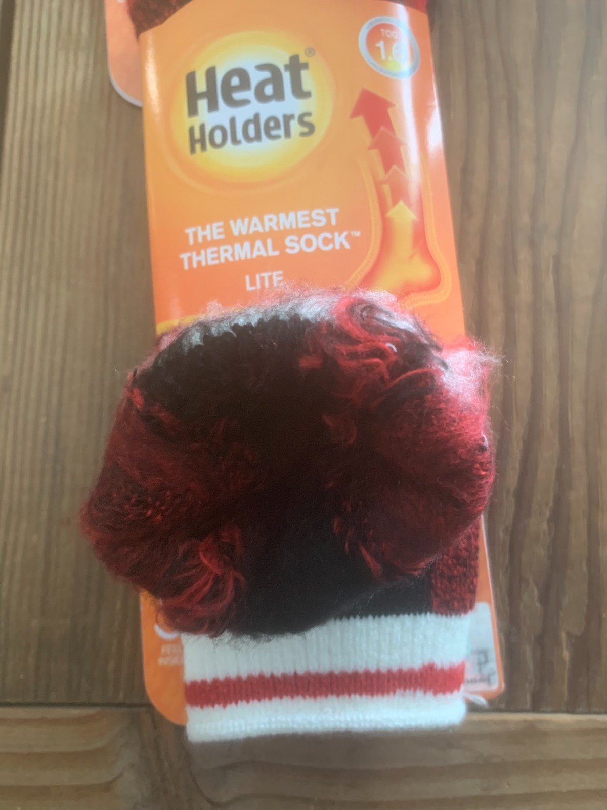Heat Holders Buffalo Plaid Crew Socks Men 7 to 12 (Women 8-13)