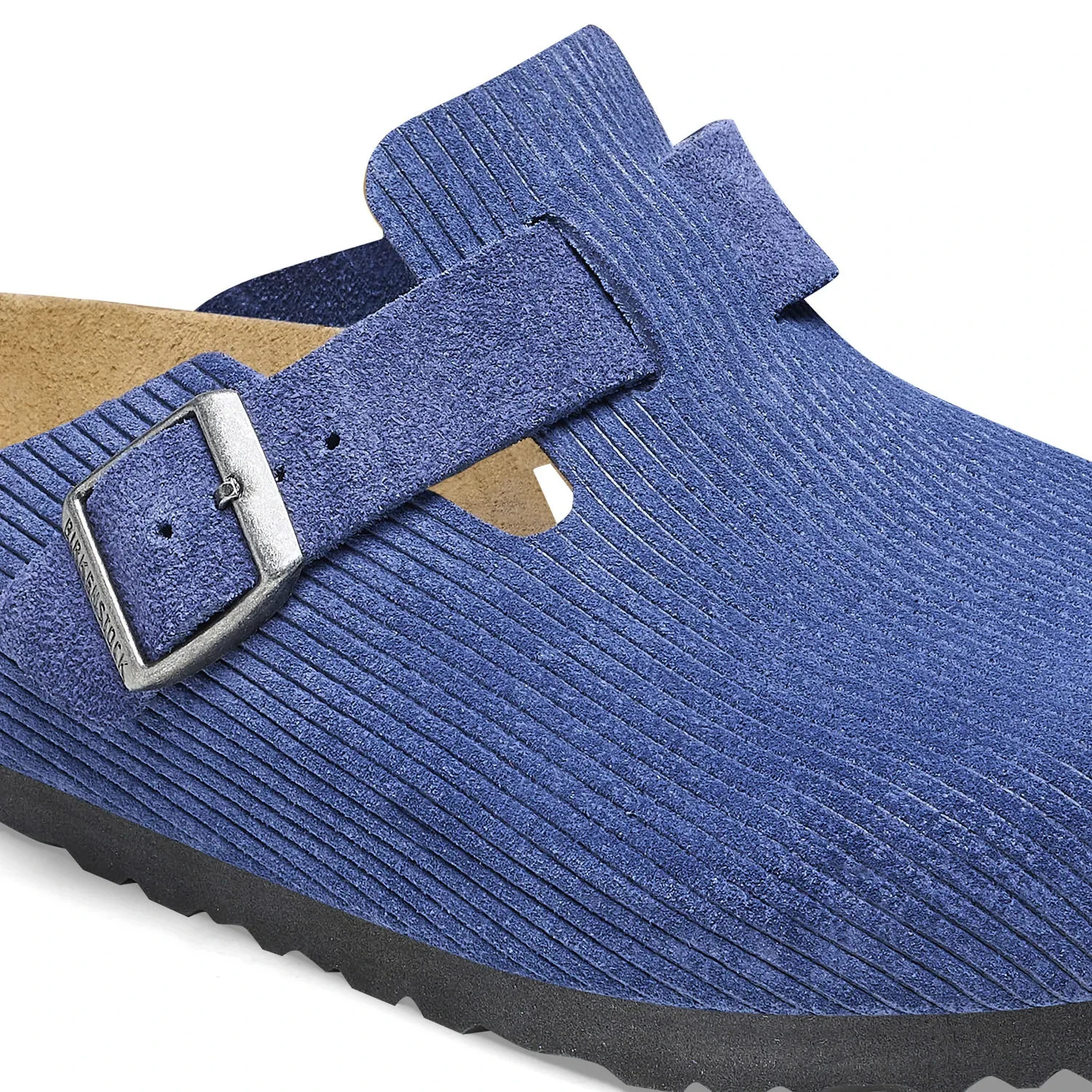Birkenstock Boston Suede Leather (Size 44) “Corduroy Indigo” Men’s Clog Sandal