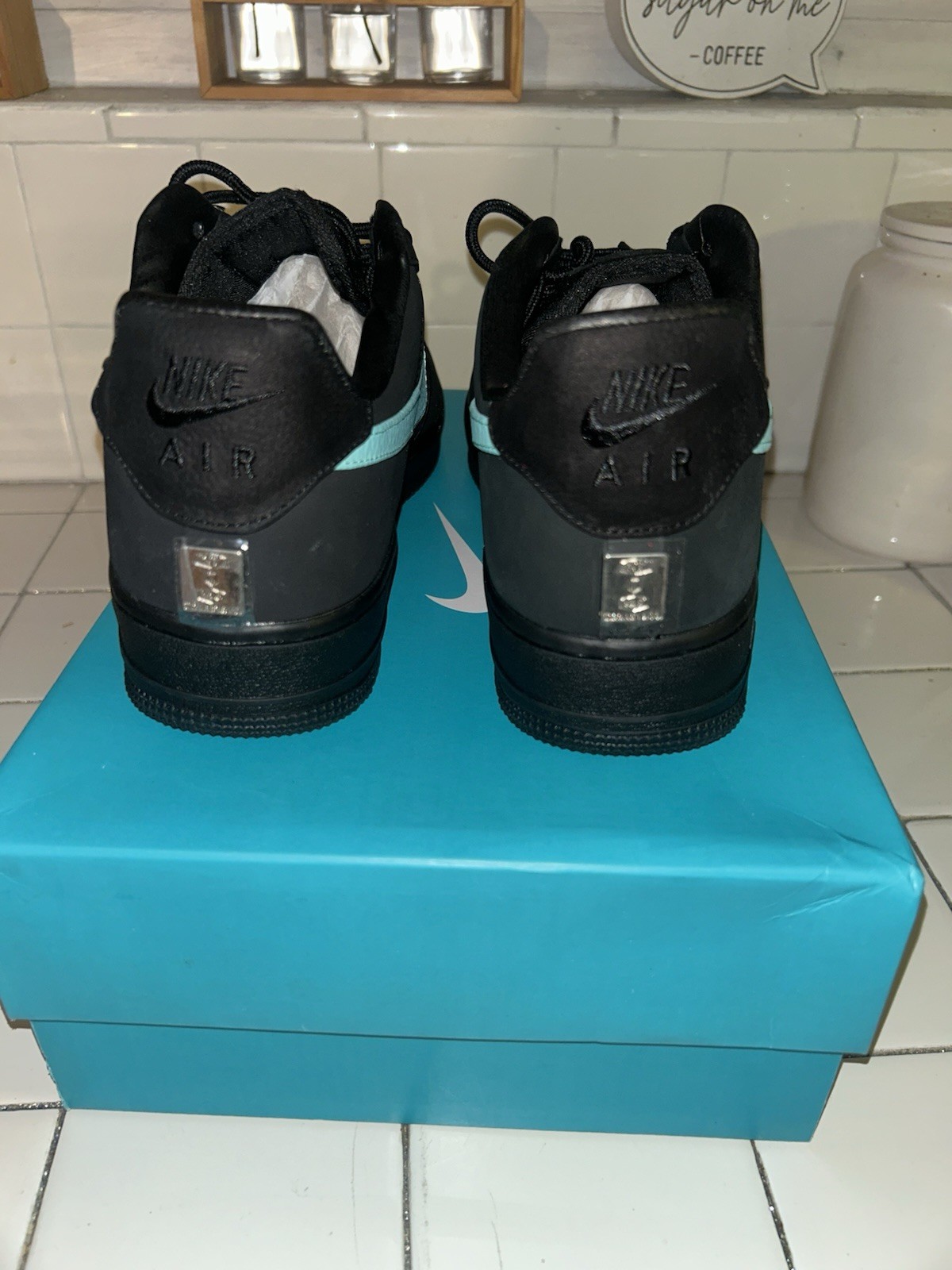 Nike Air Force 1 Low x Tiffany & Co. “1837” Black DZ1382-001 2023 New