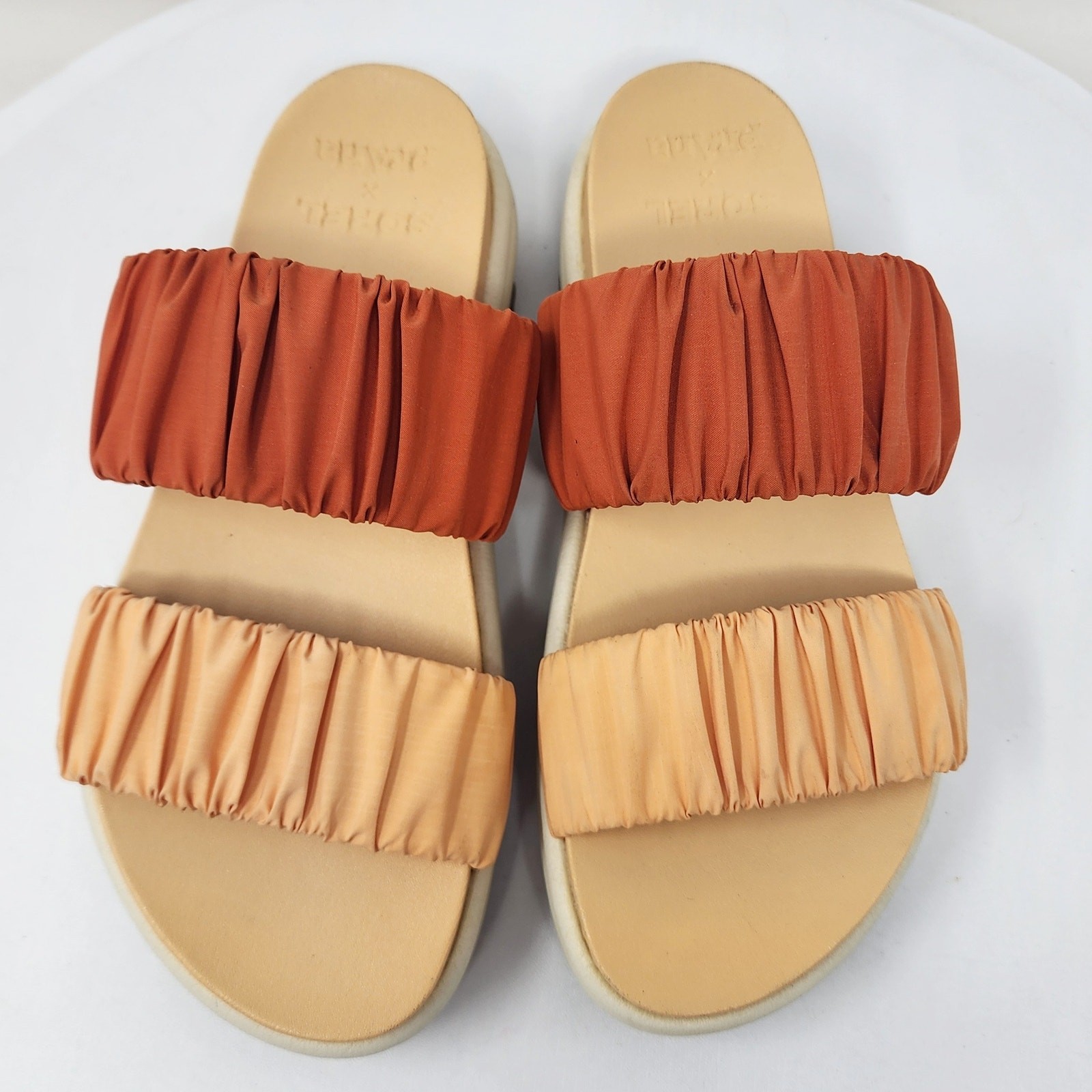 Sorel X Prana Roaming Two Strap Sandal Women 6 Spark/Desert Sun LL6033-877
