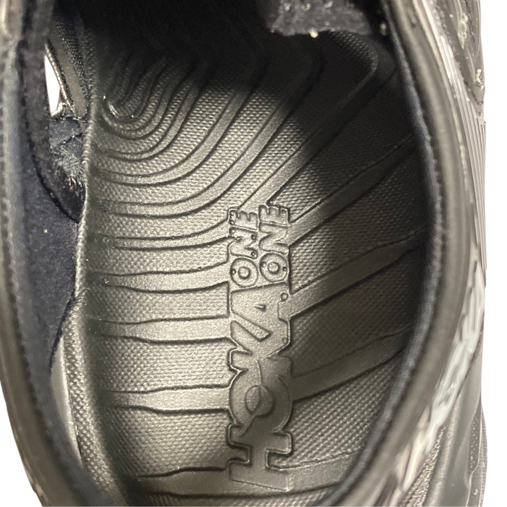 HOKA ONE ONE Hopara Sandals, 9.3″” Black Women USED