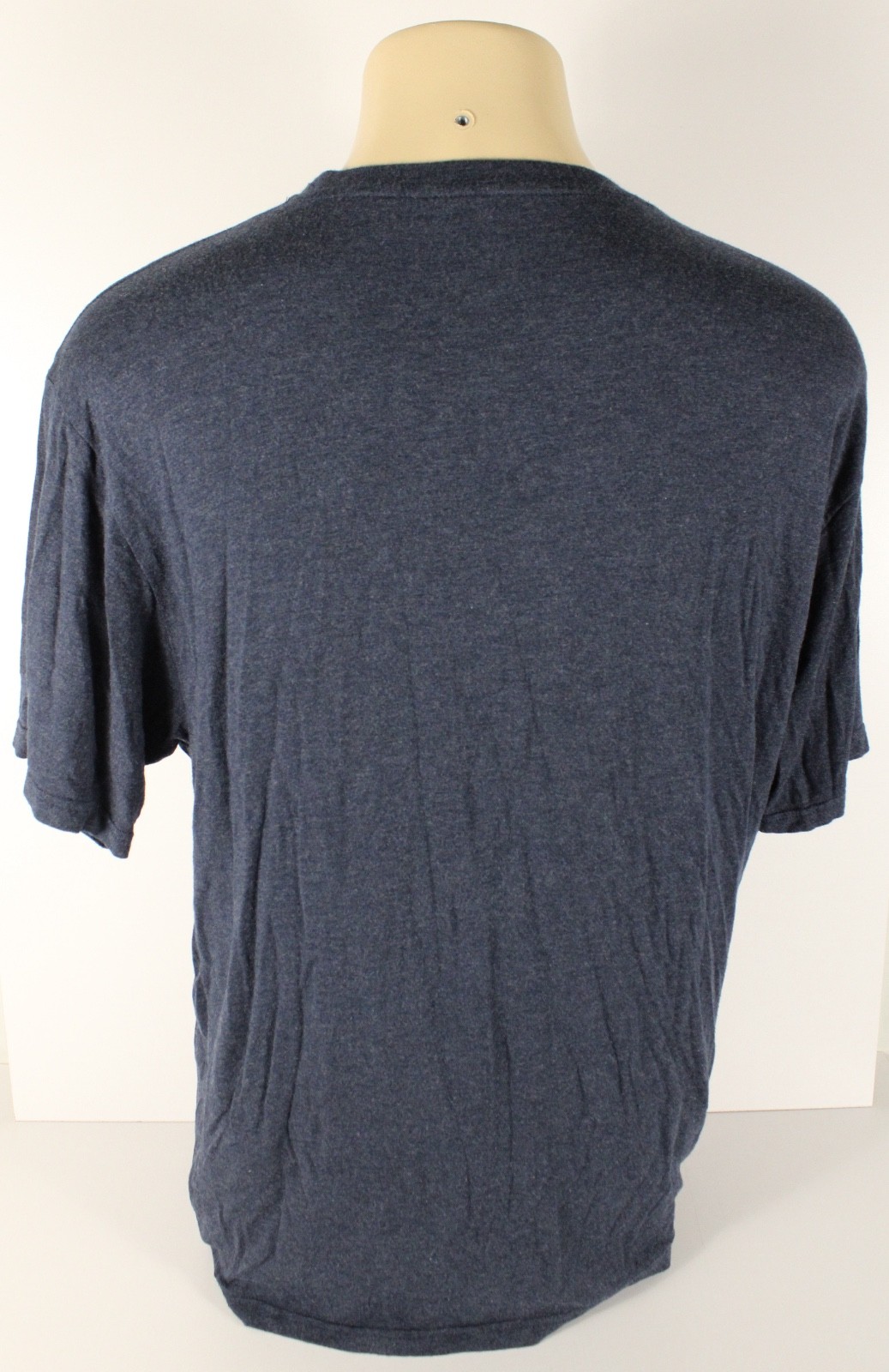 Hanes Blue T-shirt Large L Super Soft 95% Modal Viscose 5% Spandex Undershirt
