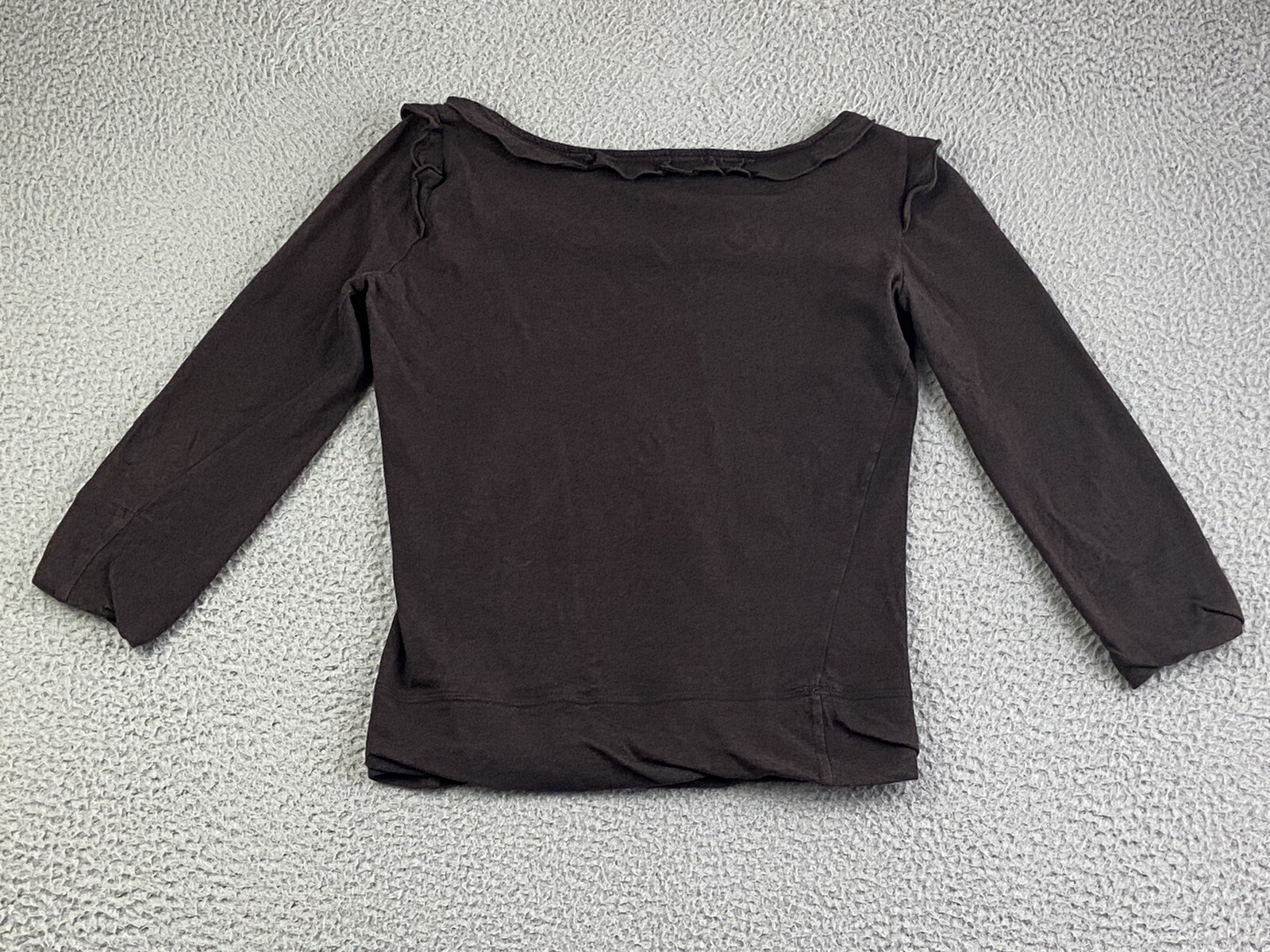 Moschino Cheap and Chic Top Sweater Embroidery Apple Art Angora Vtg 80 90 42/8